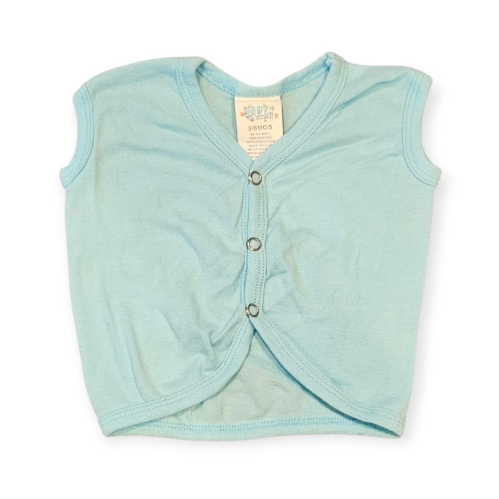 Like New, Baby Girl's Sleeveless Light Green Top Size 3-6m